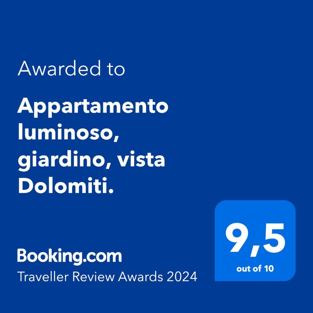 Appartamento Luminoso, Giardino, Vista Dolomiti. バゼルガ・ディ・ピネ エクステリア 写真
